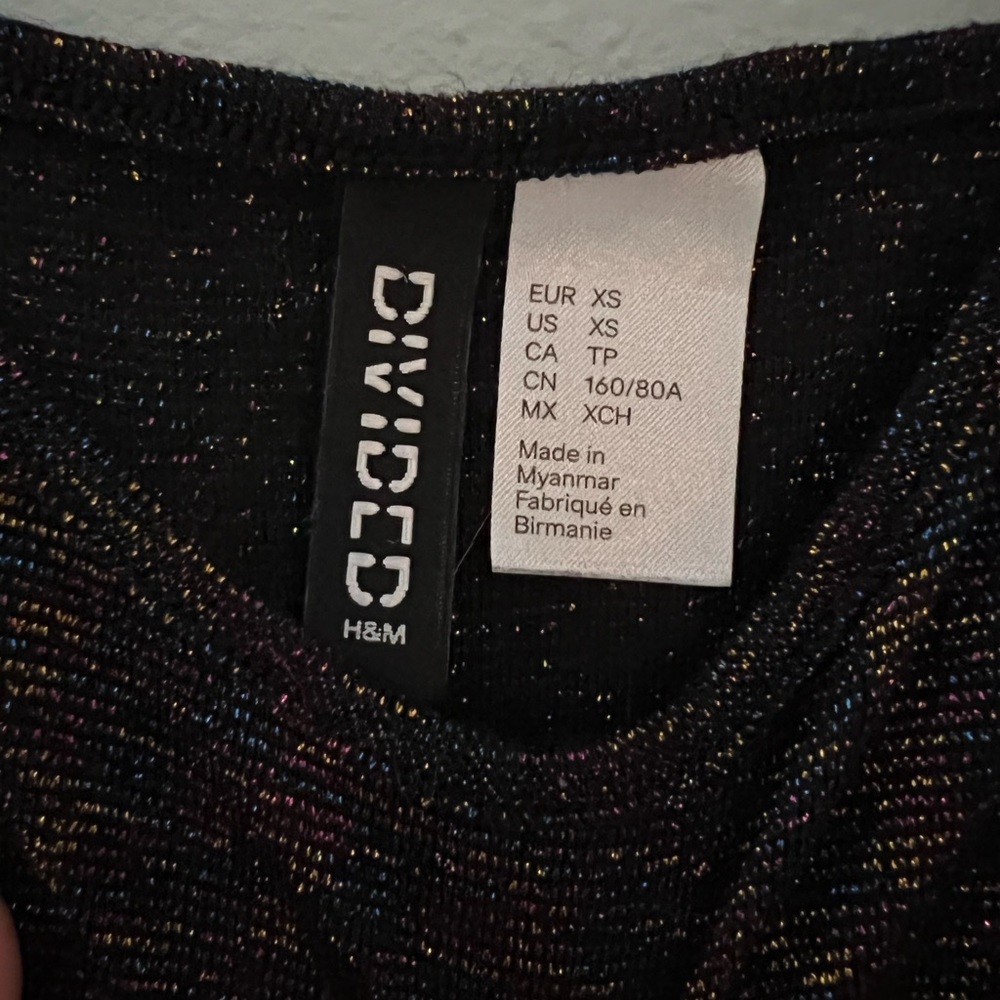Colorful H&M Crop Top size Xs - Picture 3 of 3